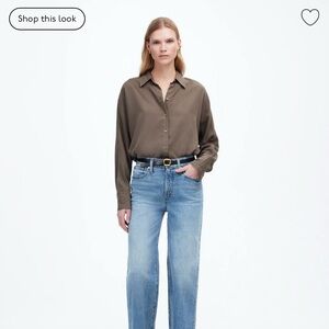 Madewell Blue Straight Leg Jeans Timeless Style